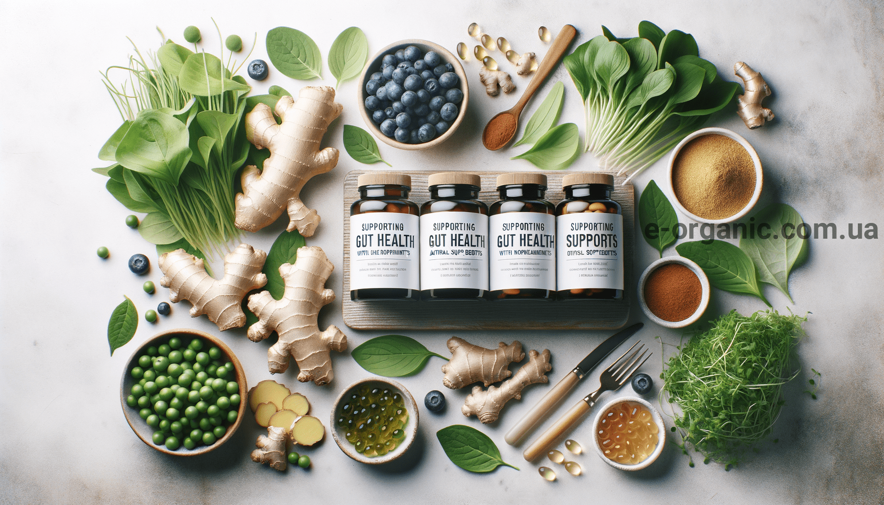 Illustration for section: покращувати травлення;зменшувати нудоту;підтримувати - підтримка кишечника