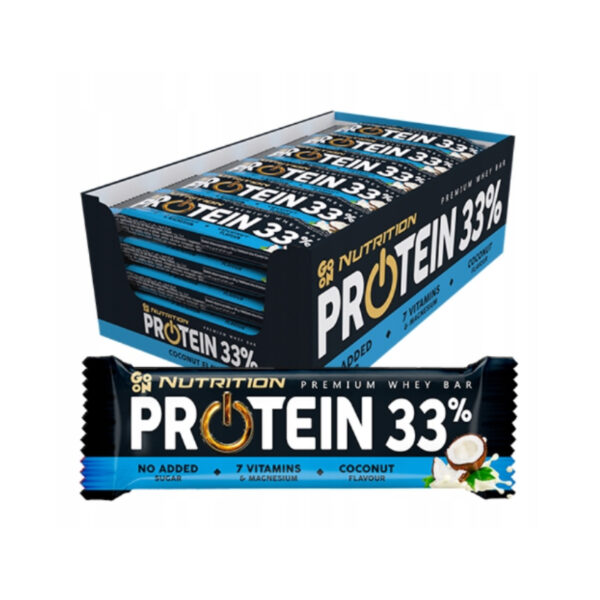 protein 33 bar 25x50g coconut 86512799621128 573cb8a968