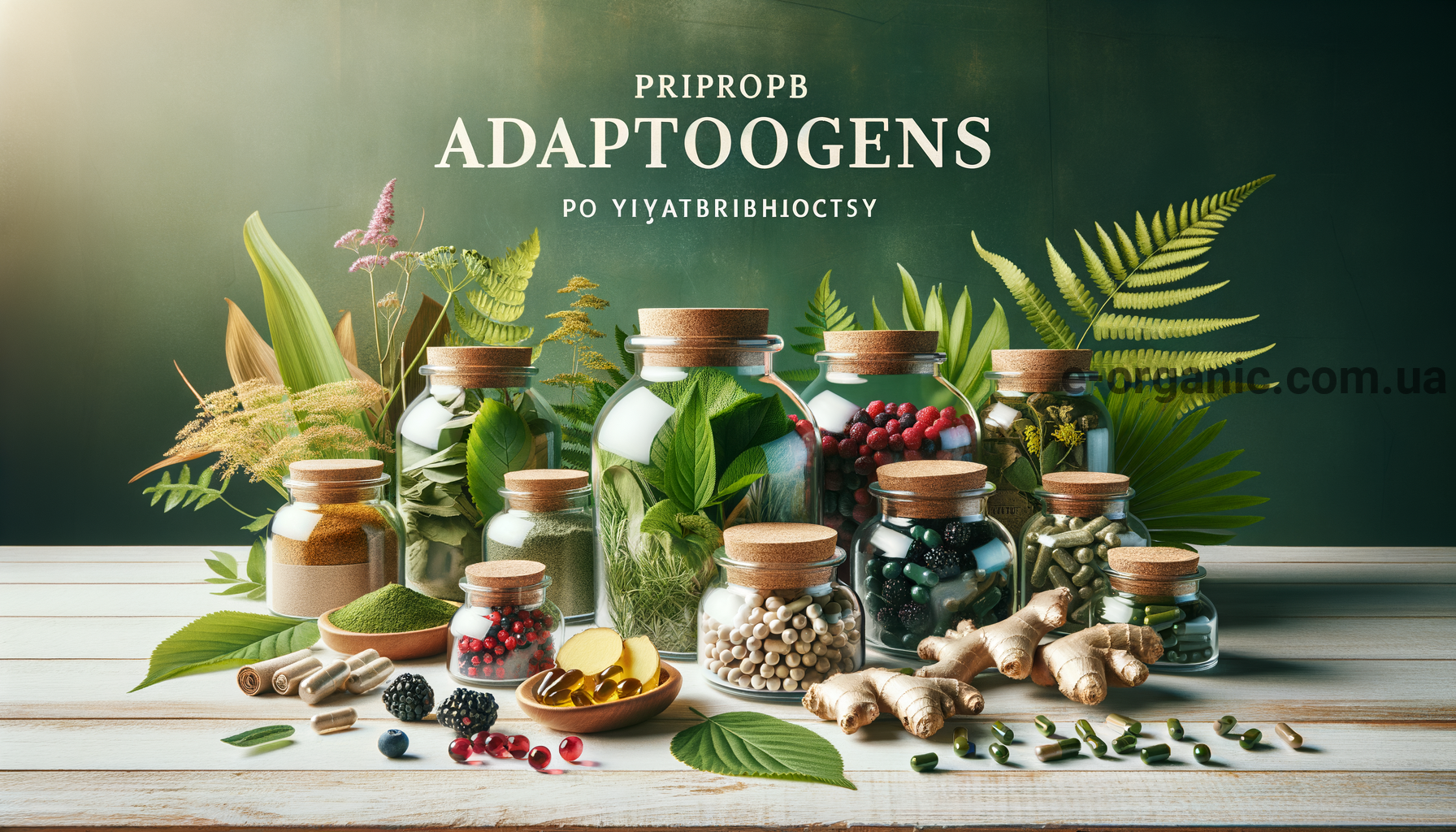 Illustration for section: ## Як вибрати якісні добавки При виборі адаптогенів важ - природні адаптогени витривалість