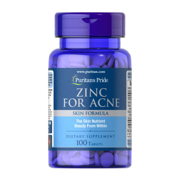 puritan27s pridezinc for acne 100 tab 73375697899997 f5b5c104d2