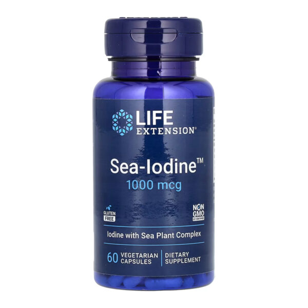 sea iodine 1000 mcg 60 vegetarian capsules 69260164571525 0661115293