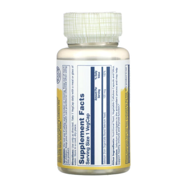 selenium 100mcg 100 caps 51197103029443 887519e03b