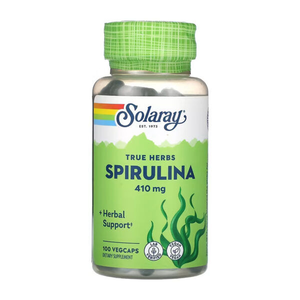 spirulina algae 410mg 100 vcaps 45605867051096 57b207e10d