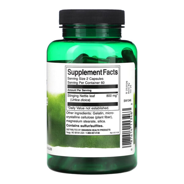 stinging nettle leaf 400mg 120 caps 67398655560073 708c5e7657