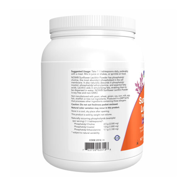 sunflower lecithin pure powder 1lb 454g 34467341428175 3b1d7fc9ac