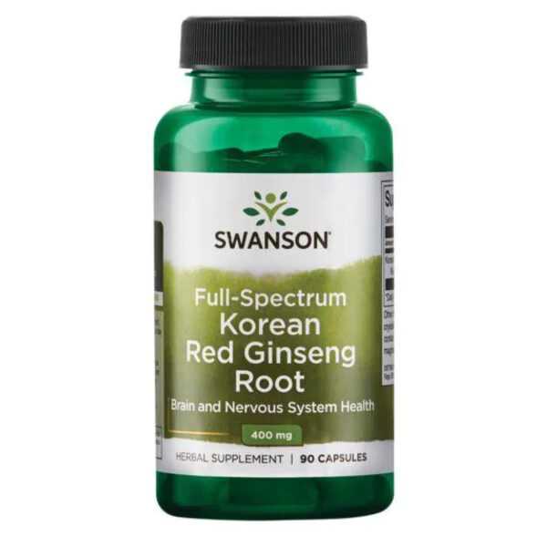 swansonkorean red ginseng root 400 mg 90 caps 73886077506635 4e27de2de5