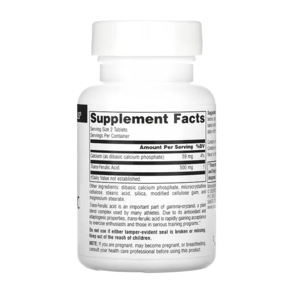 trans ferulic acid 250mg 30 tabs 16882334502517 66f672876b