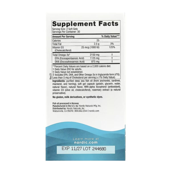 ultimate omega 2x d3 60 softgels 36307640919059 4550a7405d
