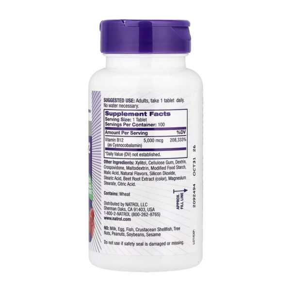 vitamin b 12 5000mcg 100 tabs 55180552918729 0c6dc5a0d4