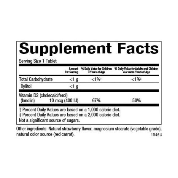 vitamin d3 10 mcg 400 iu 250 tabs berry bunch 69935198125270 70798a0e34