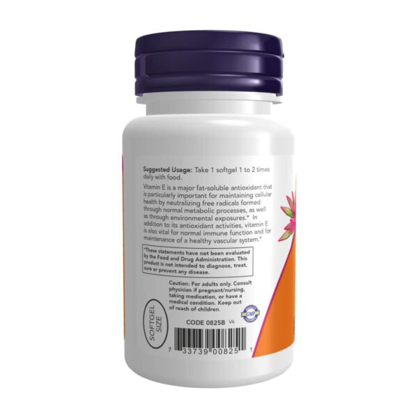 vitamin e 200 d alpha tocopheryl 100 softgels 60767857950104 852edafd78