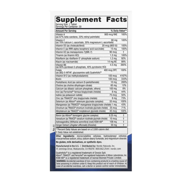 womens one daily multivitamin 30 tabs 51565101188978 82a2007adc