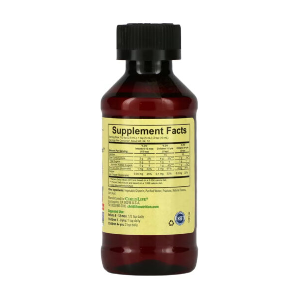 zinc plus liquid 118ml natural mango strawberry 38618644271103 f85b5038ea