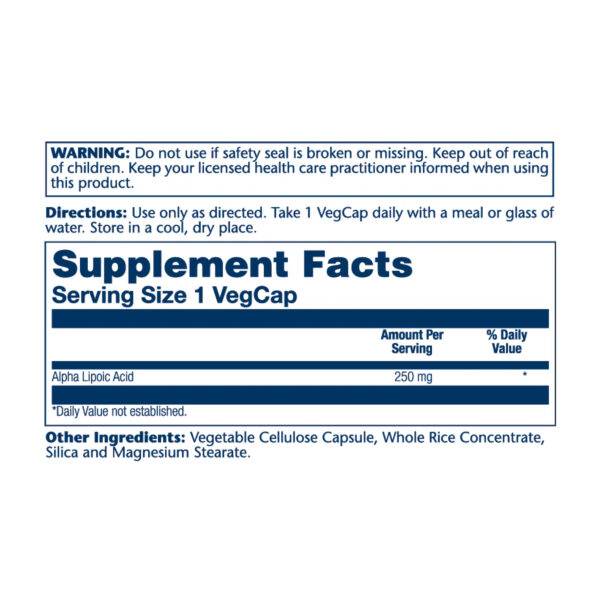 alpha lipoic acid 250mg 60 vcaps 74703303631308 7b3f91a538