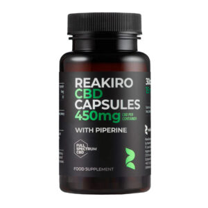 CBD Isolate Vegan Capsules with Piperine 450mg - 30 caps (До 12.25)