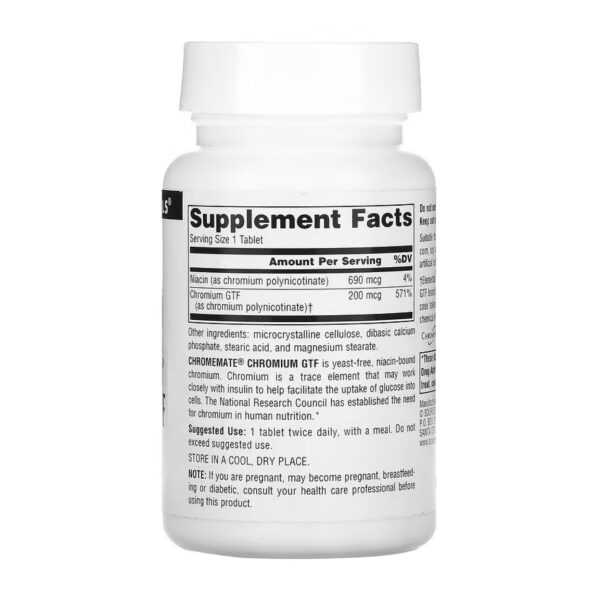 chromemate chromium gtf 200 mcg yeast free 240 tabs 37336556385858 341bf36240