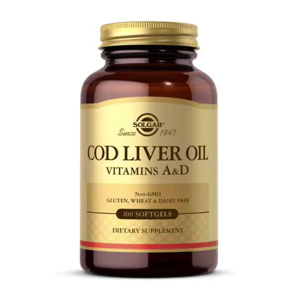 cod liver oil vitamins ad 100 softgels 42573490240252 be708a3342