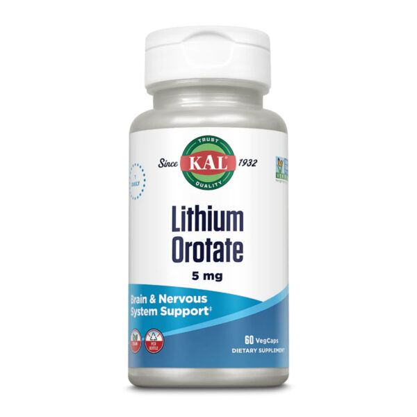 lithium orotate 5mg 60 vcaps 76679114074299 cb9c1ebb6e