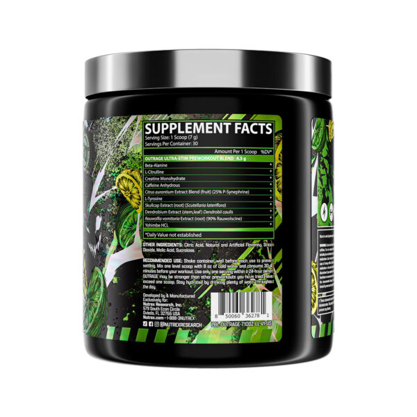 outrage highstim preworkout 30 servings strawberry watermelon 69062020799055 0ecfa86e0a