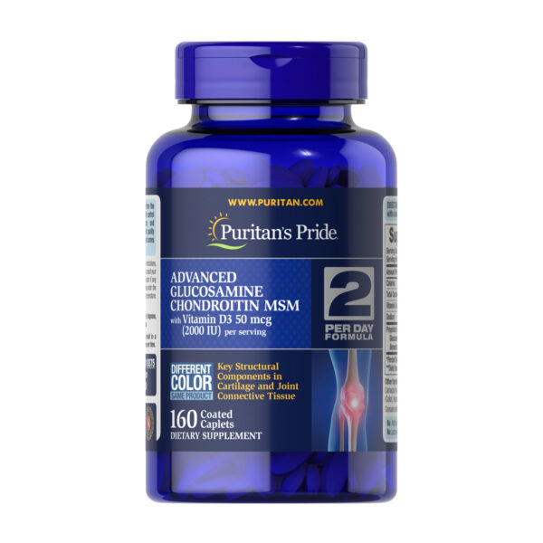 puritan27s pridetriple strength glucosamine chondroitin with vitamin d3 160tabs 11590059956998 d610bde60e