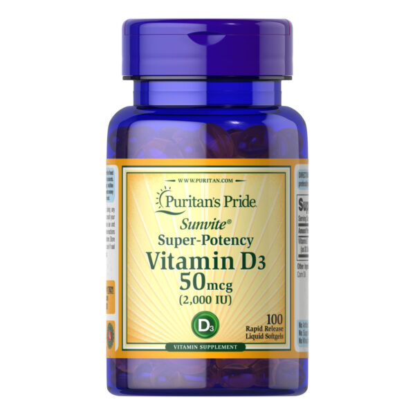 puritans pridevitamin d3 50 mcg 2000 100 caps 54149829978672 005ae8caee