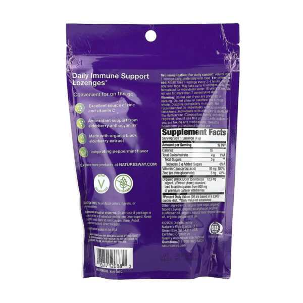 sambucus organic lozenges mint 24 cnt 37076589576413 b16e91e3e4