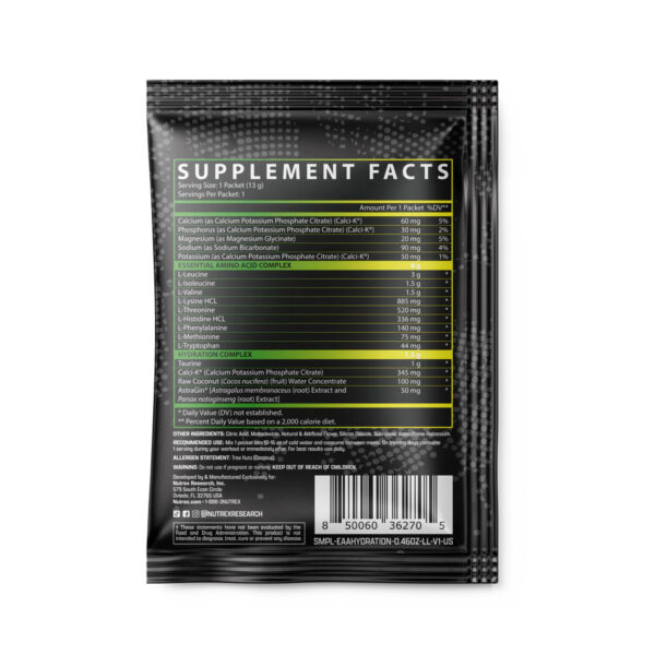 samples eaa hydration 13g lemon lime 69344510895083 2921702232