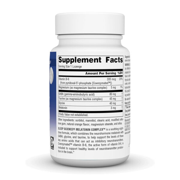 sleep science melatonin complex 3 mg 50 lozenges orange 91632167713769 b41416b1c7