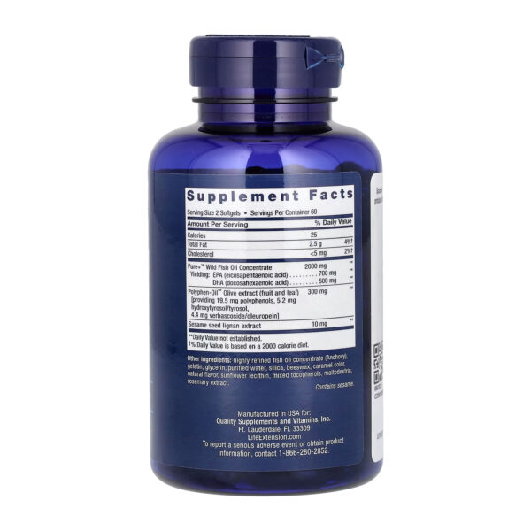 super omega 3 epa dha fish oil sesame lignans olive extractle 32167694099167 b830c3e621