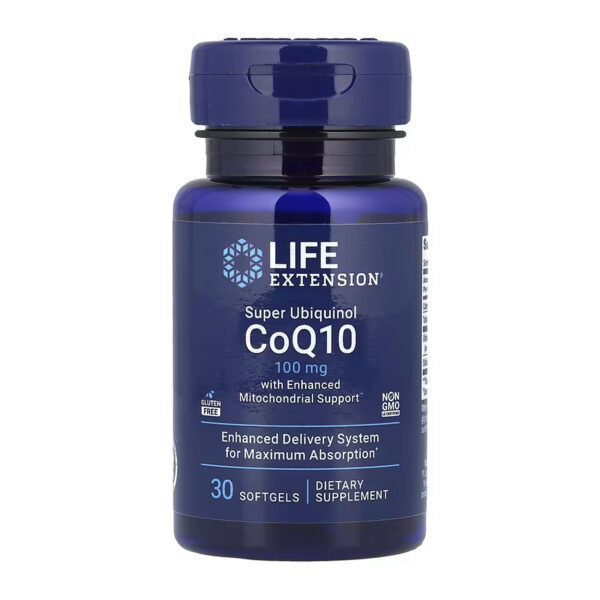 super ubiquinol coq10 with enhanced mitochondrial support 100 mg 30 softgels 42357876039524 731f79d418