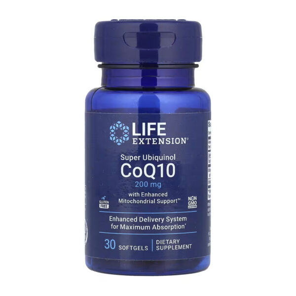 super ubiquinol coq10 with enhanced mitochondrial support 200 mg 30 softgels 85972003888071 8f701a6d63