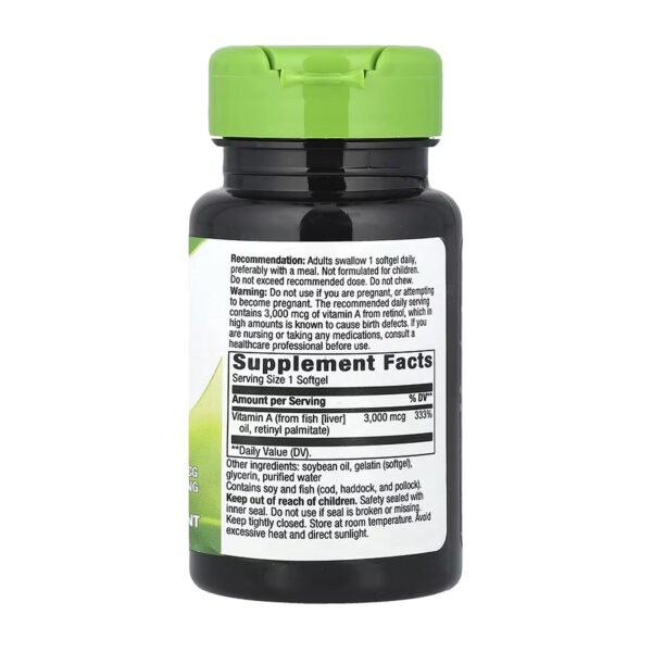 vitamin a 100 softgels 23546444276615 1ea9b81523