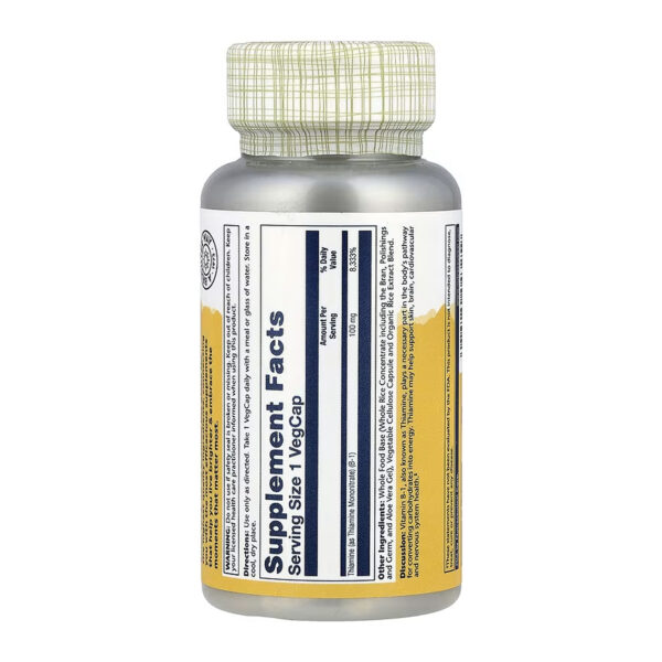 vitamin b 1 100mg 100 vcaps 59073590615624 7d772fc42f