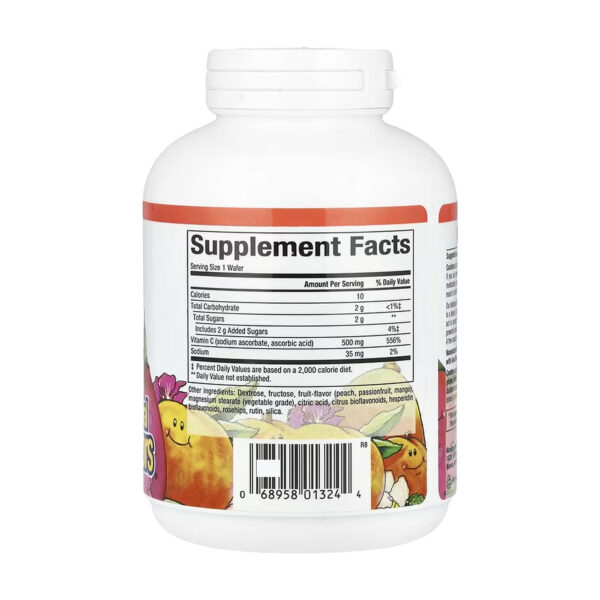 vitamin c 500 mg 90 chewable wafers peach passion fruit and mango 99954911003768 fc28f38cc5