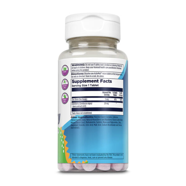 zinc elderberry activmelt vegetarian lozenge berry btl plastic 5mg 90ct 83987908260044 6897dc50c0
