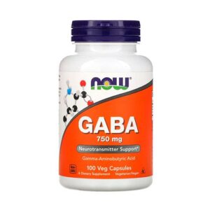 image GABA (гамма-аміномасляна кислота) 750 мг Now Foods 100 капсул