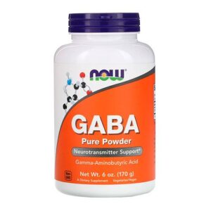 image GABA (гамма-аміномасляна кислота) Now Foods Порошок 170 г