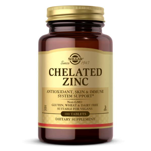 chelated zinc tablets 100 tab 75039531890800 40d80af75b