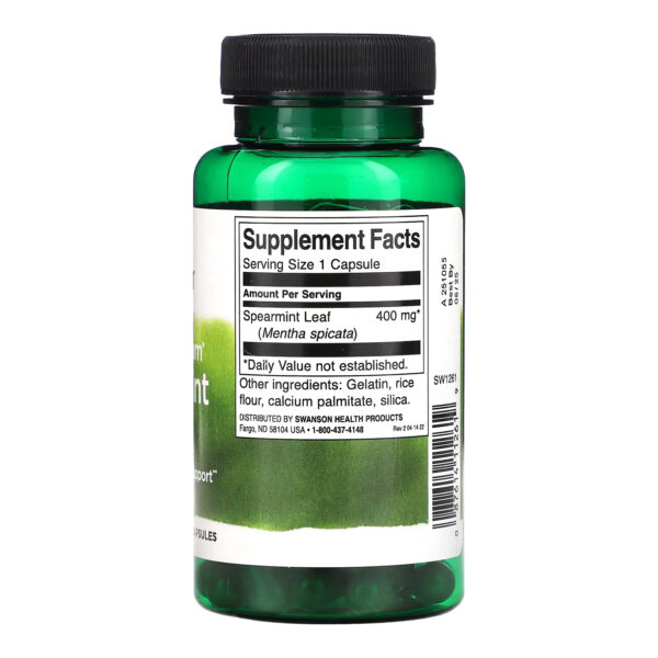 full spectrum spearmint leaf 400mg 60 caps 22450687520916 beca62f793