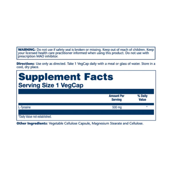 l tyrosine 500mg 50 vcaps 72188637759724 ea5002a0c0