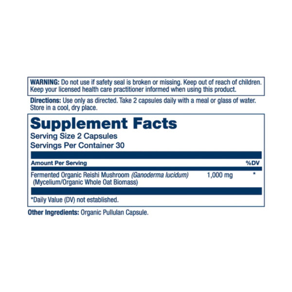 org grown fermented reishi 500mg 60ct 69336101378128 1f992b0060