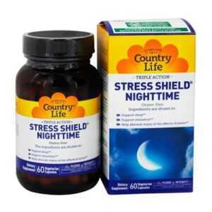 image Вітамінно-мінеральний комплекс Stress Shield Nighttime 60 капсул ТМ Кантрі Лайф / Country Life