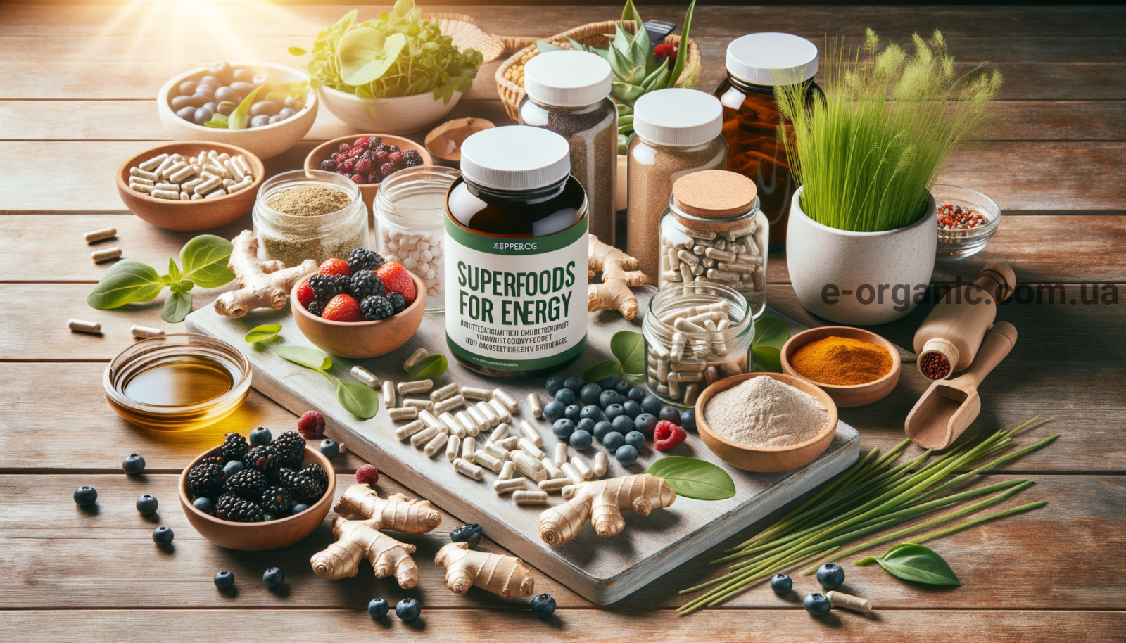 Illustration for section: Суперфуди для енергії Як харчування впливає на рівень  - суперфуди для енергії