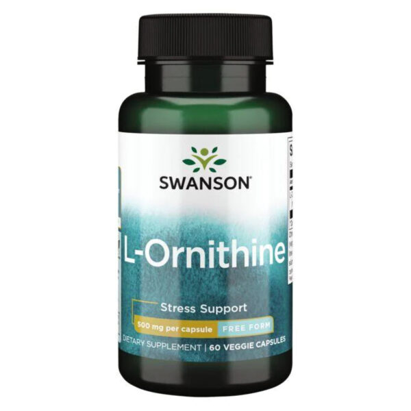 swansonl ornithine 500mg 60veg caps 32404038457174 2800bfb37a