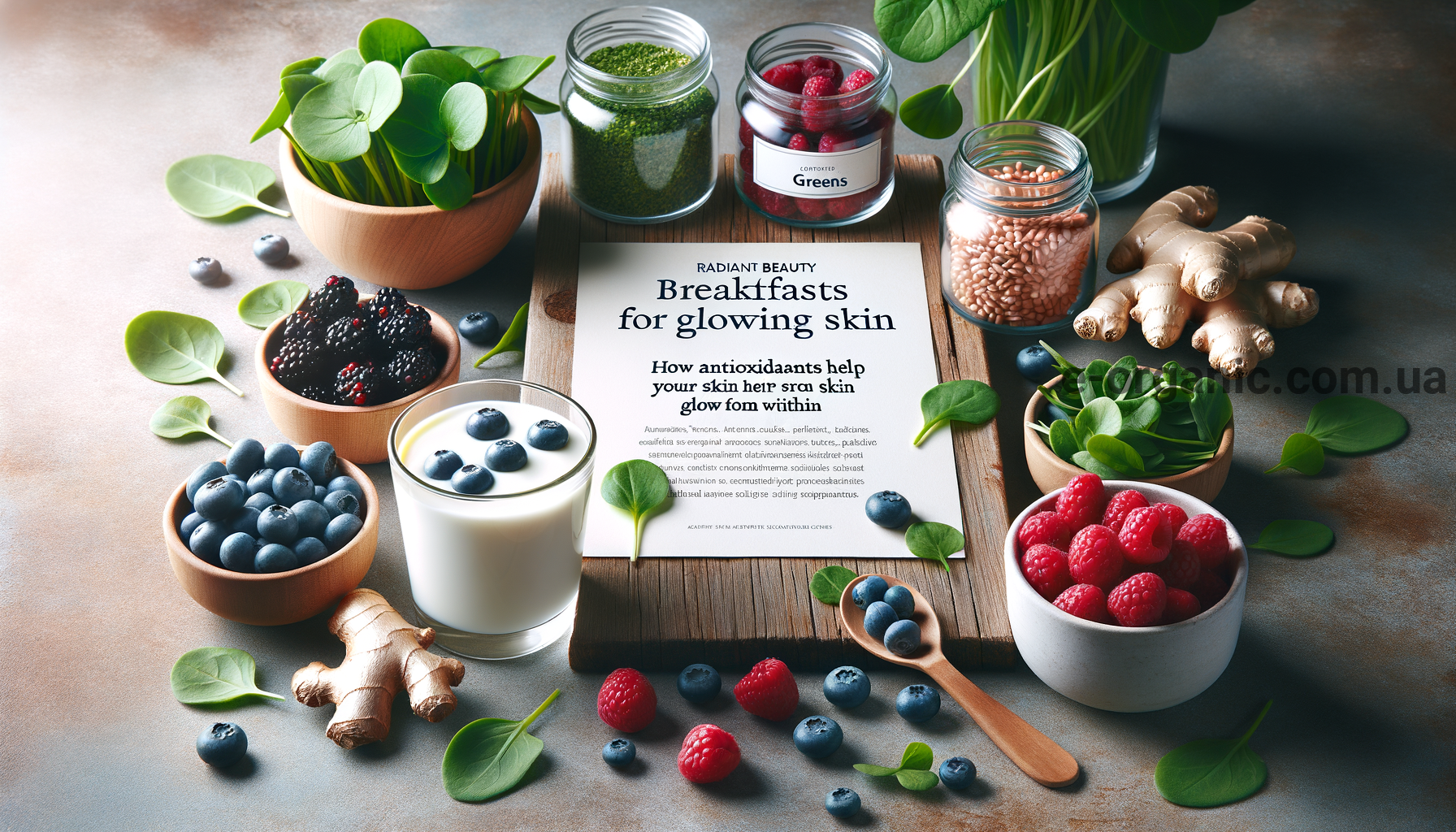 Illustration for section: Сніданки з антиоксидантами Ось кілька смачних рецепті - сяюча краса