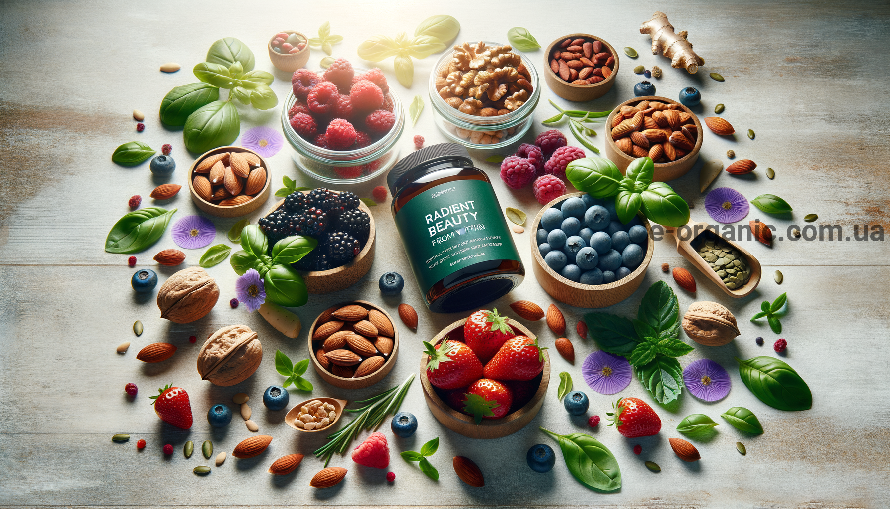 Illustration for section: Ягоди — містять велику кількість вітамінів та антиокс - сяюча краса