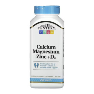 Calcium Magnesium Zinc +D3 - 250 tabs