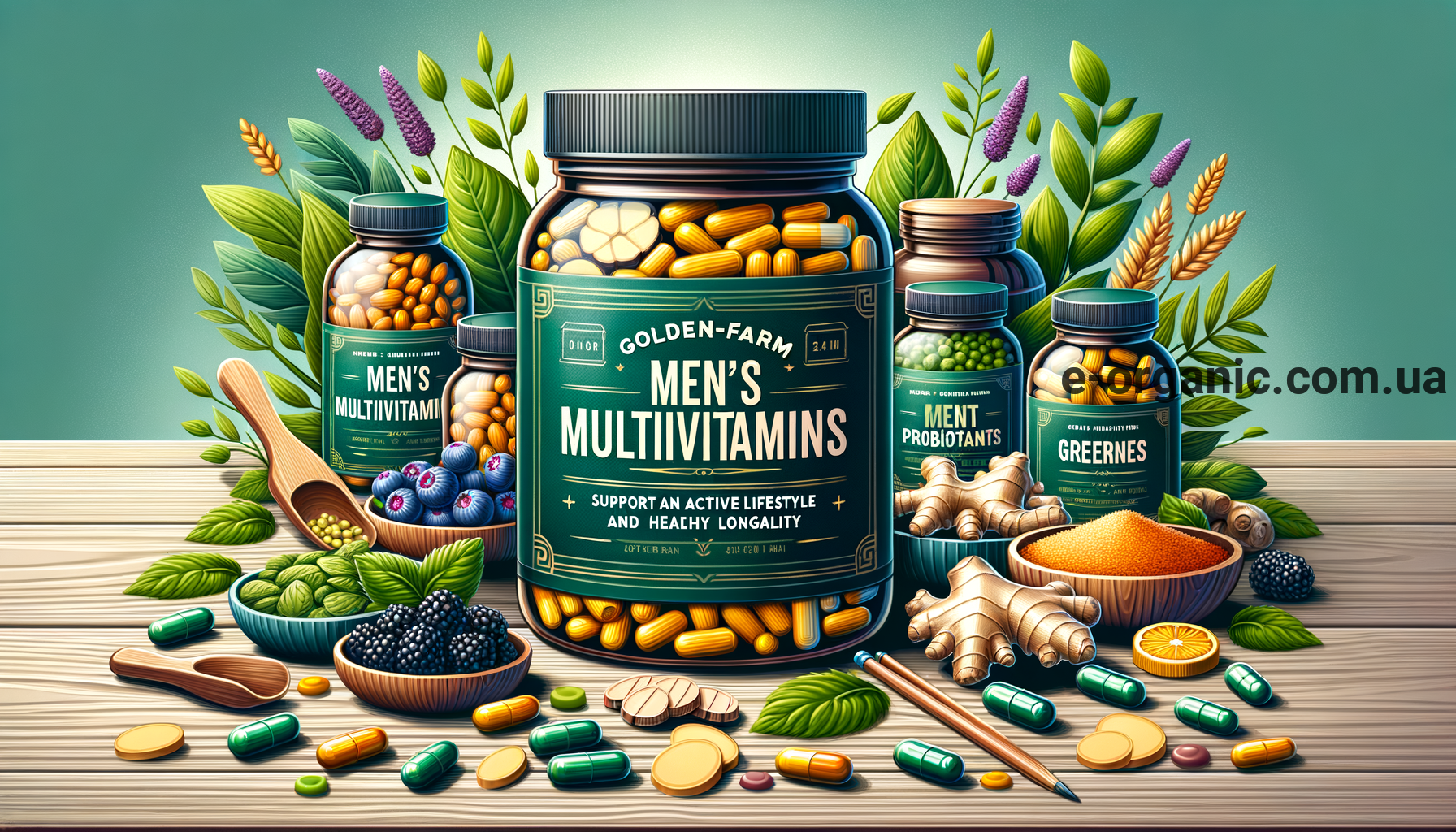 Чоловічі мультивітаміни для здорового довголіття
