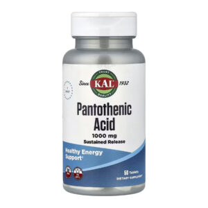 Pantothenic Acid Sustained Release 1000mg - 50 tabs