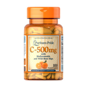 Vitamin C-500 mg with Rose Hips Time Release - 100 caps